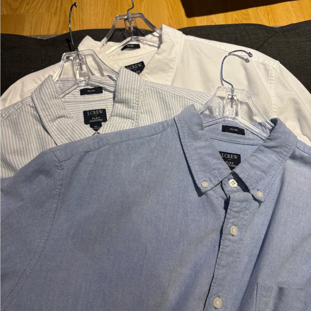 J. Crew Men's Oxford shirt 3 pack